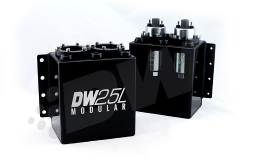 Picture of DeatschWerks 2.5L Modular Surge Tank (Fits 1 - 2 DW250iL Fuel Pumps - Pumps Not Included)