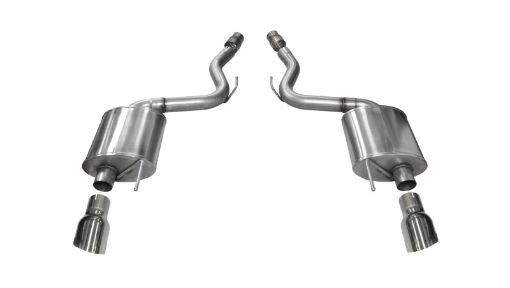 Picture of Corsa 2015 - 2017 Ford Mustang GT 5.0 3in Axle Back Exhaust Polish Dual Tips (Touring)