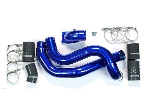 Picture of Sinister Diesel 03 - 07 Ford 6.0L Powerstroke Intercooler Charge Pipe Kit wElbow