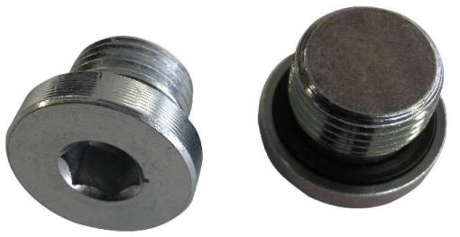 Picture of Fleece Performance 07.5 - 12 Dodge 6.7L Cummins Stock VGT Turbo Coolant Delete Plugs