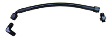 Picture of Fleece Performance 03 - 15 Cummins Turbo Oil Feed Line Kit for S300S400 Turbos in 2nd Gen Location