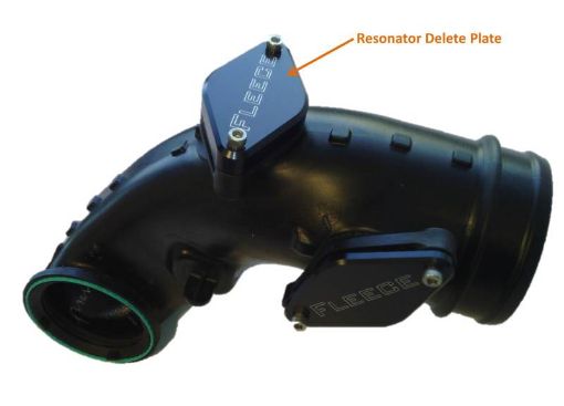 Picture of Fleece Performance 11 - 16 6.6L GM Duramax Resonator Delete Plate