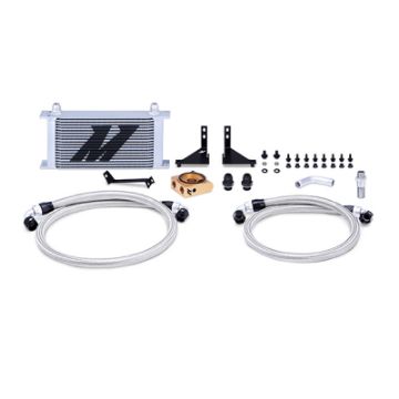 Picture of Mishimoto 14 - 16 Ford Fiesta ST Thermostatic Oil Cooler Kit - Silver