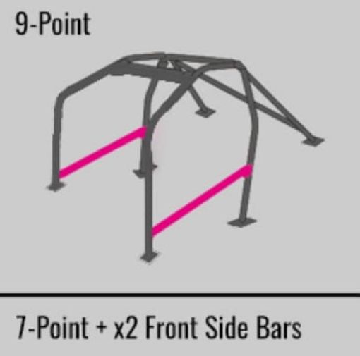 Picture of Cusco Cage 9Pt Safety 21 Dash Through 2 Passenger ScionSubaru FR - S86BRZ