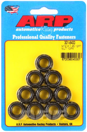 Picture of ARP 12mm x 1.25 16mm Socket 12pt Nut Kit (10 pack)