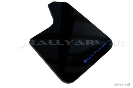 Picture of Rally Armor Universal Fit (No Hardware) Black UR Mud Flap w Blue Logo