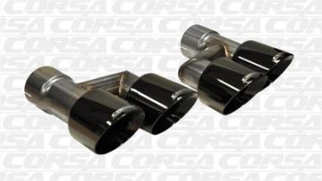 Picture of Corsa 2015 - 2017 Ford Mustang GT 5.0 Black Quad Tips Kit
