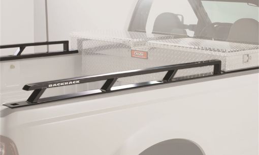 Picture of BackRack 2015 F - 150 Aluminum New Body 8ft Bed Siderails - Toolbox 21in