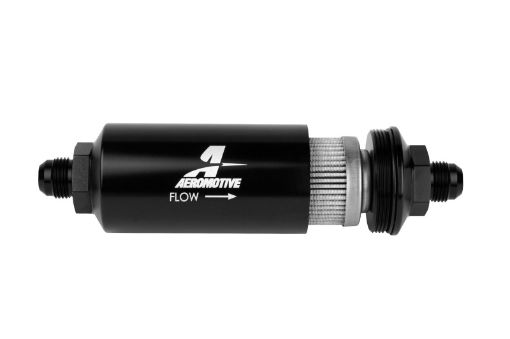 Picture of Aeromotive In - Line Filter - (AN - 08 Male) 100 Micron Stainless Steel Element