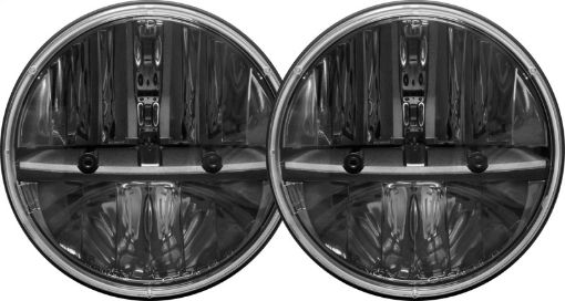 Picture of Rigid Industries 7in Round Headlights w PWM Adaptors - Set of 2