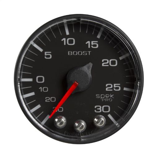 Picture of Autometer Spek - Pro 52.4mm 30inHG - 30PSI Digital Stepper Motor VacBoost Gauge