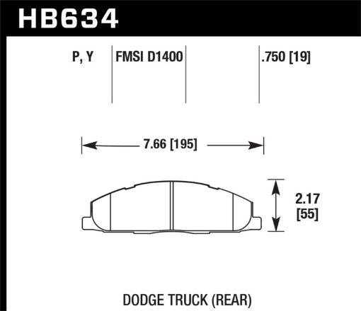 Picture of Hawk 09 - 14 Dodge Ram 25003500 Rear LTS Brake Pads