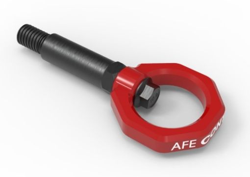 Picture of aFe Control Front Tow Hook Red BMW F - Chassis 234M