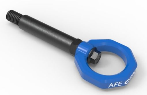 Picture of aFe Control Rear Tow Hook Blue BMW F - Chassis 234M