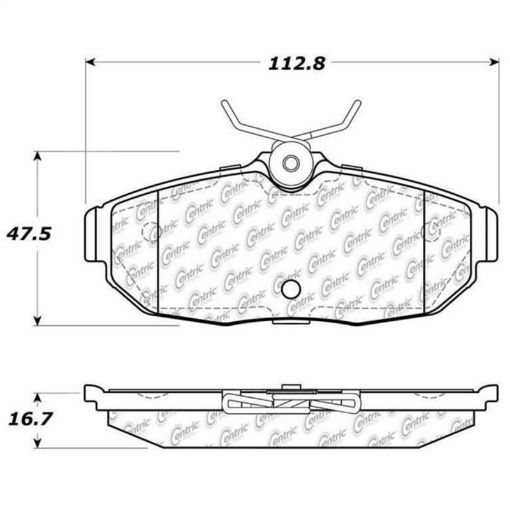 Picture of StopTech Street Touring 05 - 09 Ford Mustang CobraMach 1 V6GT 10 Shelby Rear Pads