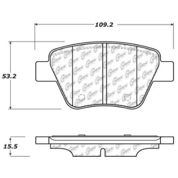 Picture of StopTech Street Touring Volkswagen Rear Brake Pads