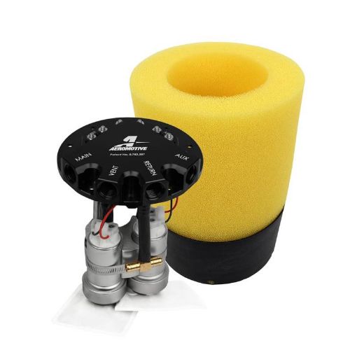 Picture of Aeromotive Phantom 450 Dual Stealth 340 Fuel Pumps 6 - 10in Depth