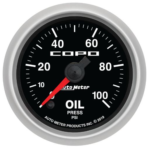 Picture of Autometer 52mm 100 PSI Digital Oil Pressure Gauge Chevrolet COPO Camaro