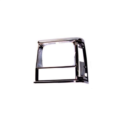 Picture of Omix LH Chrome Blk Headlight Bezel 84 - 01 Cherokee (XJ)