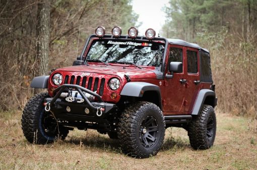 Picture of Omix 4 - Piece Fender Flare Kit - 07 - 18 Jeep Wrangler JK