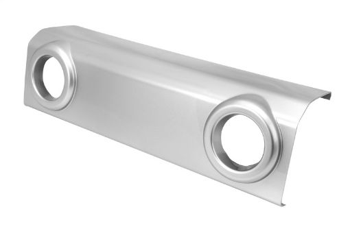 Picture of Omix Front Bumper Applique Silver 07 - 18 Jeep Wrangler