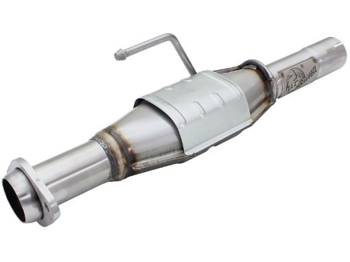 Picture of aFe Power Direct Fit Catalytic Converter Replacements Rear 04 - 06 Jeep Wrangler (TJLJ) I6 - 4.0L