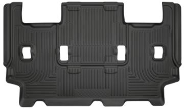 Picture of Husky Liners 07 - 10 Ford ExpeditionLincoln Navigator WeatherBeater 3rd Row Black Floor Liner