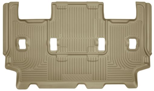 Picture of Husky Liners 07 - 10 Ford ExpeditionLincoln Navigator WeatherBeater 3rd Row Tan Floor Liner