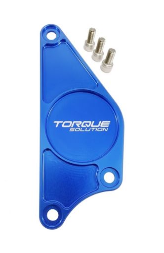 Picture of Torque Solution Billet Aluminum Cam Plate (Blue) Subaru BRZ Scion FR - S 2013
