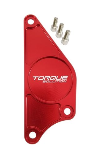 Picture of Torque Solution Billet Aluminum Cam Plate (Red) Subaru BRZ Scion FR - S 2013