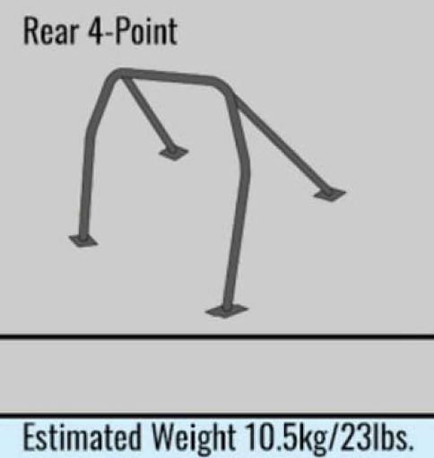 Picture of Cusco Roll Cage 4 Points 2016 Mazda Miata (ND5RC) - Steel (SO No Cancel)