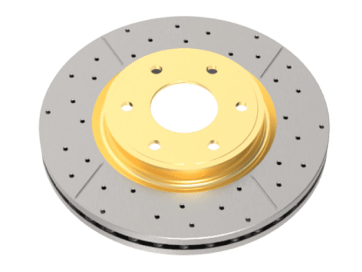 Picture of DBA 89 - 93 Mazda MX - 5 Miata Front Drilled Slotted Street Series Rotor