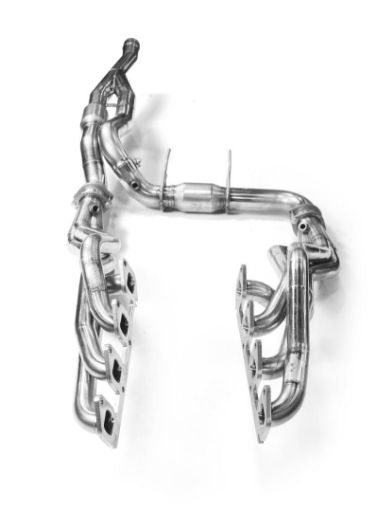 Picture of Kooks 11 - 14 Ford Raptor SVT 1 34in x 3in SS Longtube Headers and 3in SS OEM Exhaust Catted Y Pipe