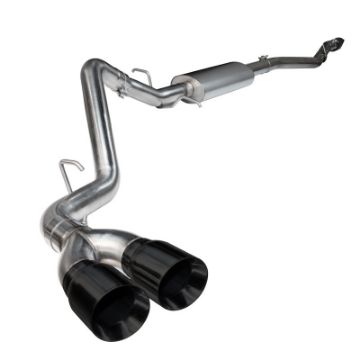 Picture of Kooks 2015 Ford F150 Coyote 5.0L 4V OEM x 3in SS Catback Exhaust w Black Tips