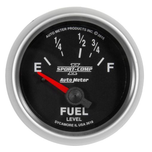 Picture of Autometer Sport - Comp II Gauge Fuel Level 2 116in 16e To 158f Elec Sport - Comp II