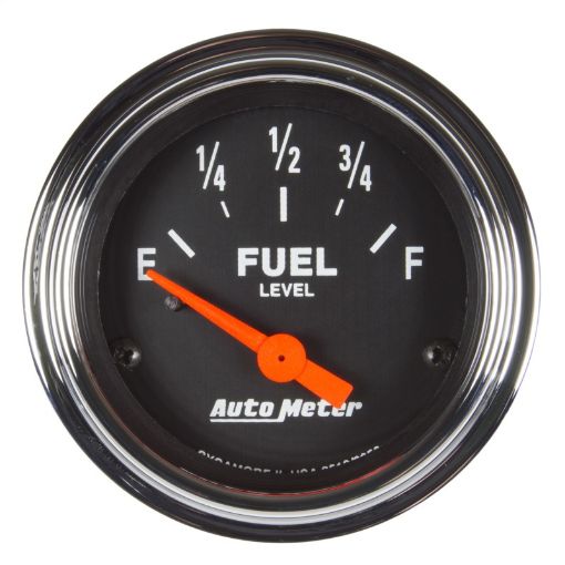 Picture of Autometer Traditional Chrome Gauge Fuel Level 2 116in 73e To 10f(Aftermarket Linear) Elec