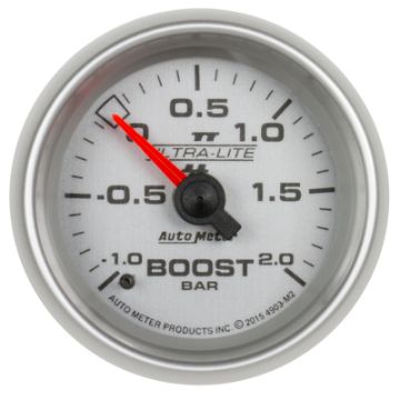 Picture of Autometer Ultra - Lite II Gauge VacBoost 2 116in - 1 - 2 Bar Mechanical Ultra - Lite II