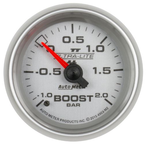 Picture of Autometer Ultra - Lite II Gauge VacBoost 2 116in - 1 - 2 Bar Mechanical Ultra - Lite II