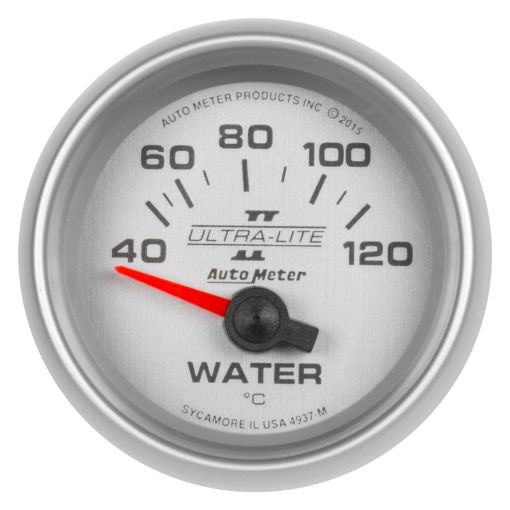 Picture of Autometer Ultra - Lite II Gauge Water Temp 2 116in 40 - 120c Electric Ultra - Lite II