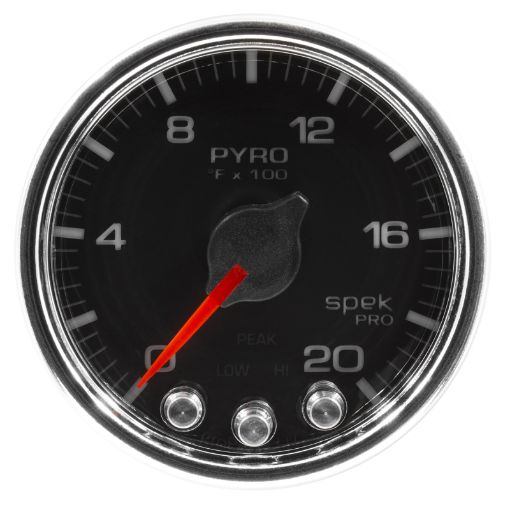Picture of Autometer Spek - Pro Gauge Pyro. (Egt) 2 116in 2000f Stepper Motor WPeak Warn BlkChrm