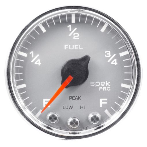 Picture of Autometer Spek - Pro Gauge Fuel Level 2 116in 0 - 270 Programmable SlvrChrm