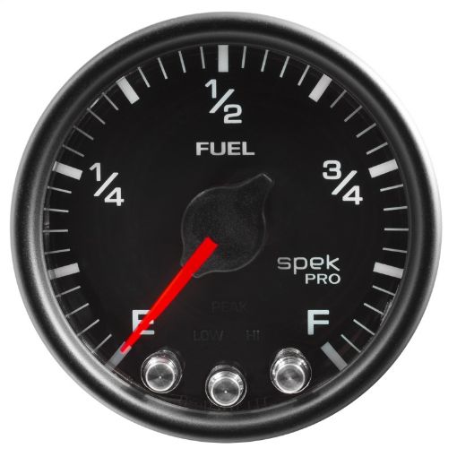 Picture of Autometer Spek - Pro Gauge Fuel Level 2 116in 0 - 270 Programmable BlkBlk