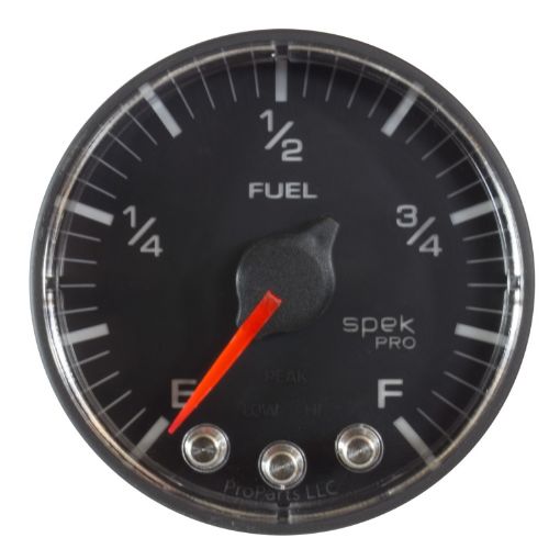 Picture of Autometer Spek - Pro Gauge Fuel Level 2 116in 0 - 270 Programmable BlkBlk