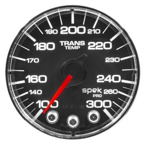 Picture of Autometer Spek - Pro Gauge Water Temp 2 116in 300f Stepper Motor WPeak Warn BlkChrm