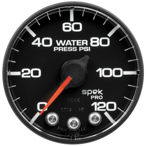 Picture of Autometer Spek - Pro Gauge Water Press 2 116in 120psi Stepper Motor W Peak Warn