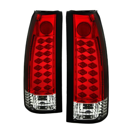Picture of Spyder Chevy CK Series 1500 88 - 98Blazer 92 - 94 LED Tail Lights Red Clear ALT - YD - CCK88 - LED - RC