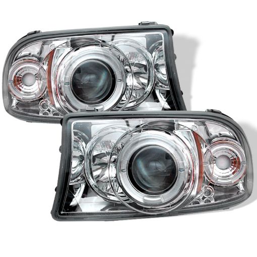 Picture of Spyder Dodge Dakota 97 - 04Durango 98 - 03 1PC Projector Headlights LED Halo LED Chrm PRO - YD - DDAK97 - C