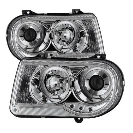 Picture of Spyder Chrysler 300C 05 - 10 Projector Headlights LED Halo LED Chrm (Not Included) PRO - YD - C300C - HL - C