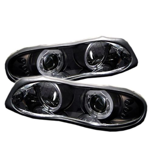 Picture of Spyder Chevy Camaro 98 - 02 Projector Headlights LED Halo LED Blk - Low H1 PRO - YD - CCAM98 - HL - BK