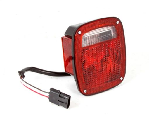 Picture of Omix Tail Light Black Housing LH 87 - 90 Jeep Wrangler